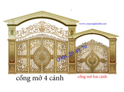 Cổng Nhôm Đúc CD 51